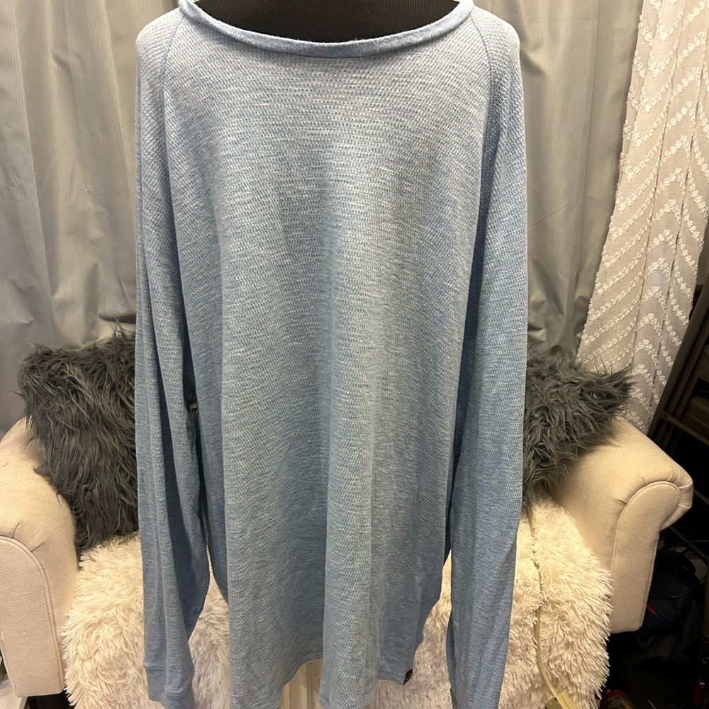 Alesbury Men's XXXL‎ blue Riverside crew Neck Cotton Long Sleeve Sweater 126